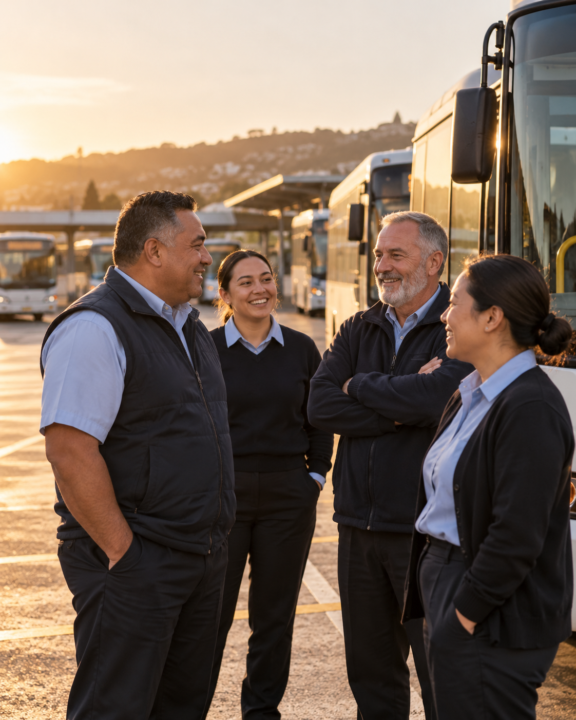 New Zealand bus drivers representing the independent NZBusDriver community